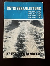 Original Betriebsanleitung für Volvo Penta￼