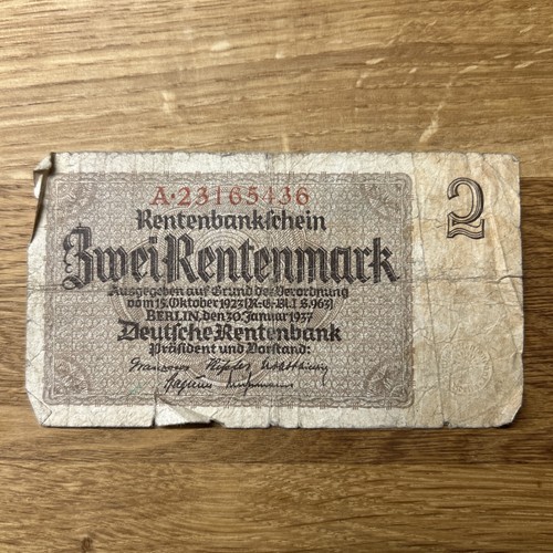 Deutsches reich banknote - reich, 2