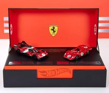 Hot Wheels Ferrari RLC Heritage Collection 2 Car Boxed Set 312P & 499P NEU !