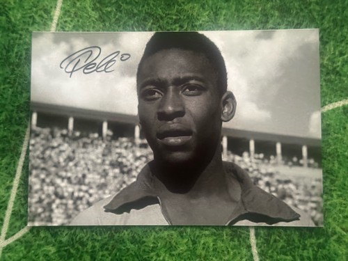 Pele autogramm foto - autogramm, signiert