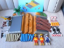 Playmobil - Baustelle - 3126 Straßenbau Rohrverlegung - vollständig