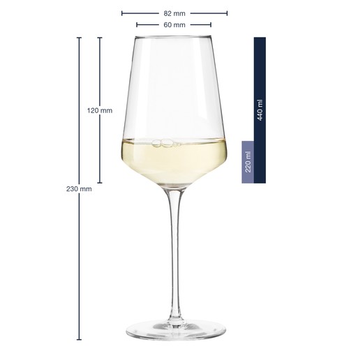 Leonardo puccini rieslingglas - puccini,