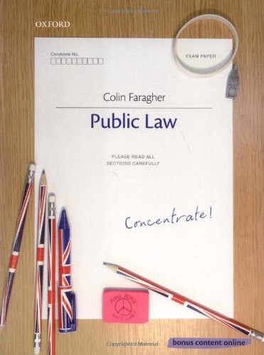 Public law concentrate colin - public,
