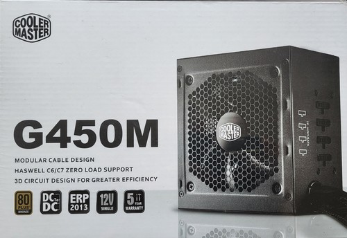 Cooler master g450m netzteil - master,