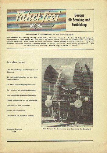 Fahrt frei beilage - beilage, für