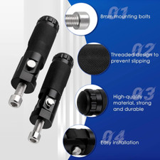 Motorrad Fußrasten 8mm