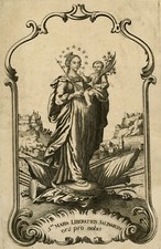 Antiker Meisterdruck-DAME VON