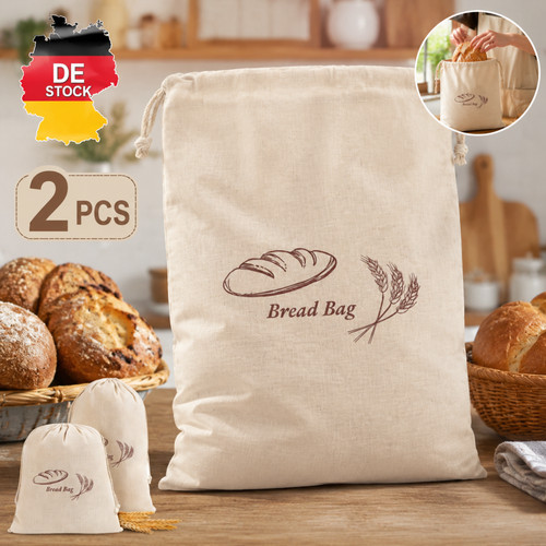 Bienenwachs brotbeutel 2er set - bienenwachs,