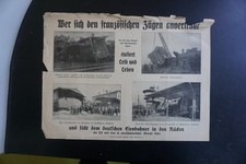 Flugblatt 1923 Besetzung Ruhrgebiet So fährt die Franz. Eisenbahnregie