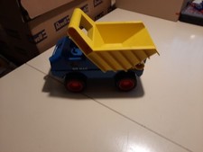 BIG Spielwaren Top Truck Kran Kipper-LKW Fahrzeug Kinder Spielzeug alt Rare