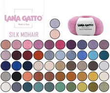 Silk Mohair Garn aus Seide und Kid Mohair von Lana Gatto 25g