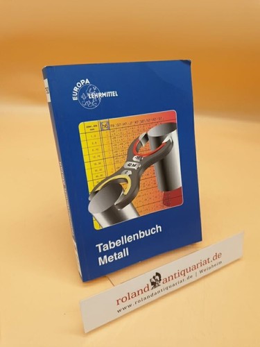 Tabellenbuch metall mit - tabellenbuch,
