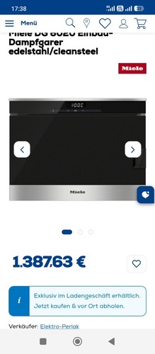Miele dampfgarer 6020 - miele,