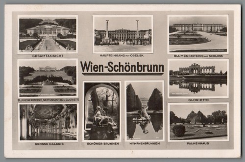 Wien schönbrunn schloss - ak,