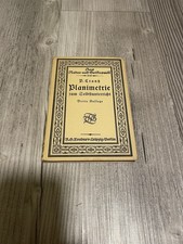 Planimetrie zum Selbstunterricht von P. Crantz 