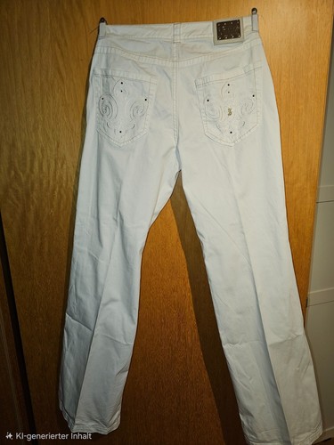 Weiße jeans von sonja bogner - weiße,