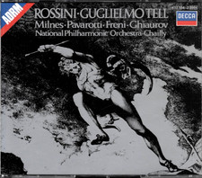 4 CDs Rossini GUGLIELMO TELL Milnes Pavarotti Freni Chailly | sehr gut  (C8331)