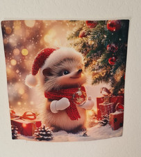 Deko-Kissenbezug  Weihnachten  IGEL - Weihnachtskostüm  45 x 45 cm,