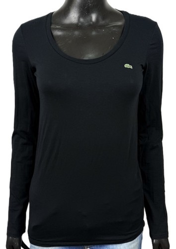 Lacoste damen shirt schwarz - lacoste,