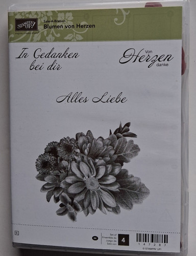 Stampin stempelset blumen - up,