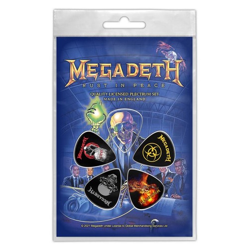 Megadeth plektren set - , rust