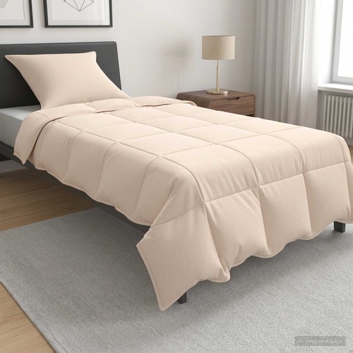 Vidaxl winterbettdecke beige - vidaxl,