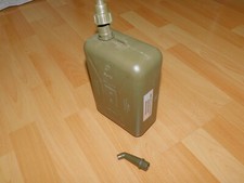 (BW 3) original Bundeswehr Kanister 2L Schmierstoff Kettenöl ungenutzt von AVEK