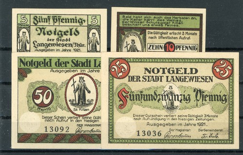 Langewiesen scheine notgeld - langewiesen,