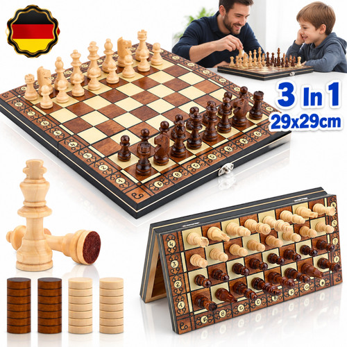 29x29cm schachspiel aus - 29x29cm,