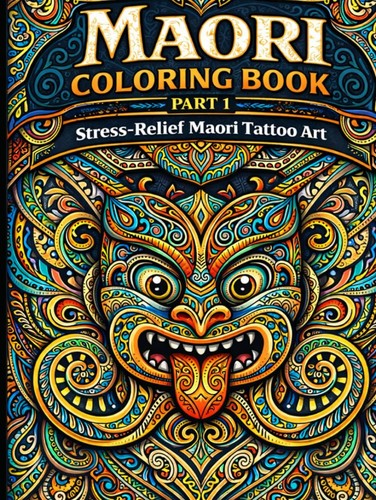 Maori coloring book part - coloring,