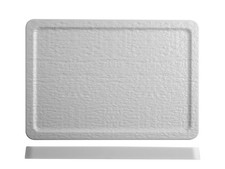 3 Geschirr, Rechteckig Weiß