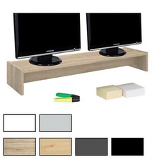 Monitorständer Schreibtischaufsatz Monitorerhöhung Aufsatz für 2 Monitore