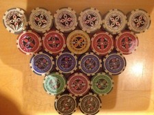 100 Profi Laser Poker Chips The Ultimate für Pokerkoffer Pokerset Metallk. Top!