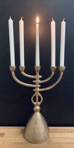 Kerzenleuchter gold aluminium - gold,