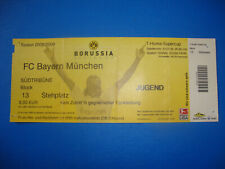 2008 Ticket Finale Supercup BVB Dortmund FC Bayern München Eintrittskarte