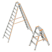 Layher Stufenstehleiter Topic 1043 Doppelleiter Aluleiter Bockleiter