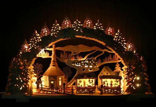 Schwibbogen 72cm kirmes - 3d,