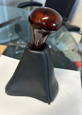 Schaltknauf mit schaltsack Mercedes   W124 1989-1993 Manuell  WURZELHOLZ