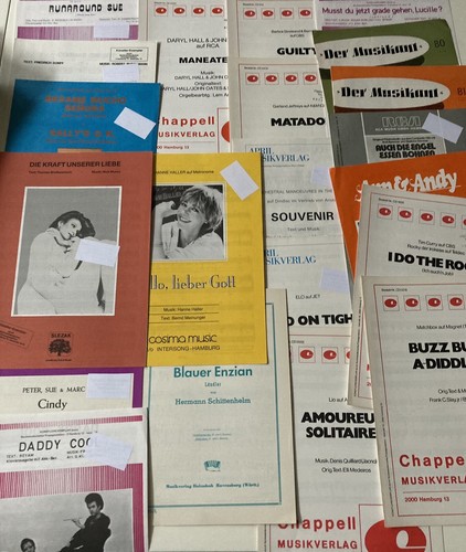Noten songbooks klavier - noten,