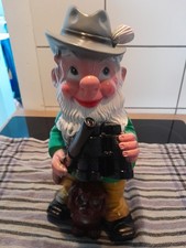 Gartenzwerg Jäger ,39 cm Zwerg Germany Garten bruchfest PVC Deko 