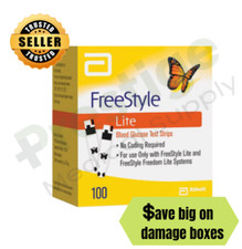 Freestyle lite 100 test strips - freestyle,