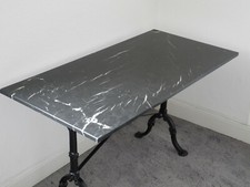 Bistrotisch Outdoor Gastro Marmor Tischplatte 120 x 60 x 2 cm - nur Tischplatte!