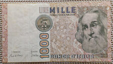 1000 Lire Banknote Geldschein Italien 1982, F- VF °