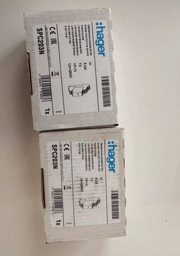 Hager überspannungsschutz - 2x,