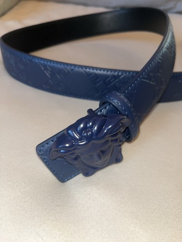 Versace gürtel navy blau - in,