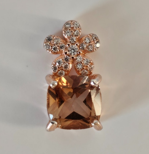 Edelstein goldtopas anhänger - edelstein, goldtopas-anhänger