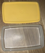 praktisch Tupperware Vesperle B16-6 Vesperbox transparent Deckel gelb 450ml TOP