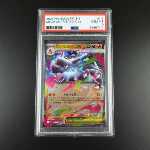 Psa mega charizard ex - psa, 10