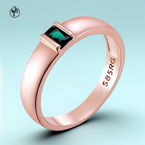 Ring 585er walzgold roségold - 585er,