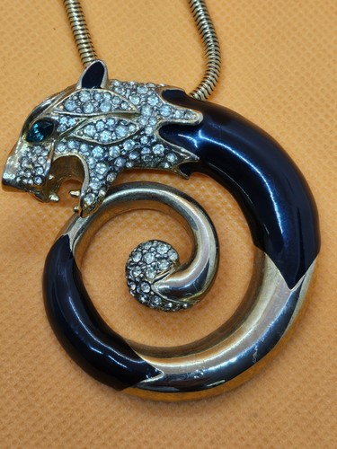 Anhänger mit panther - panther, kette